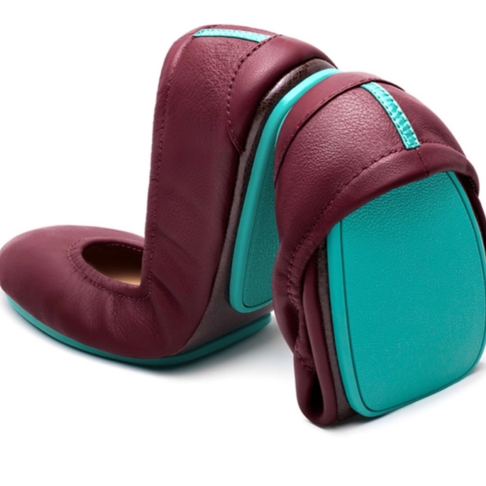 Tieks burgundy in excellent condition